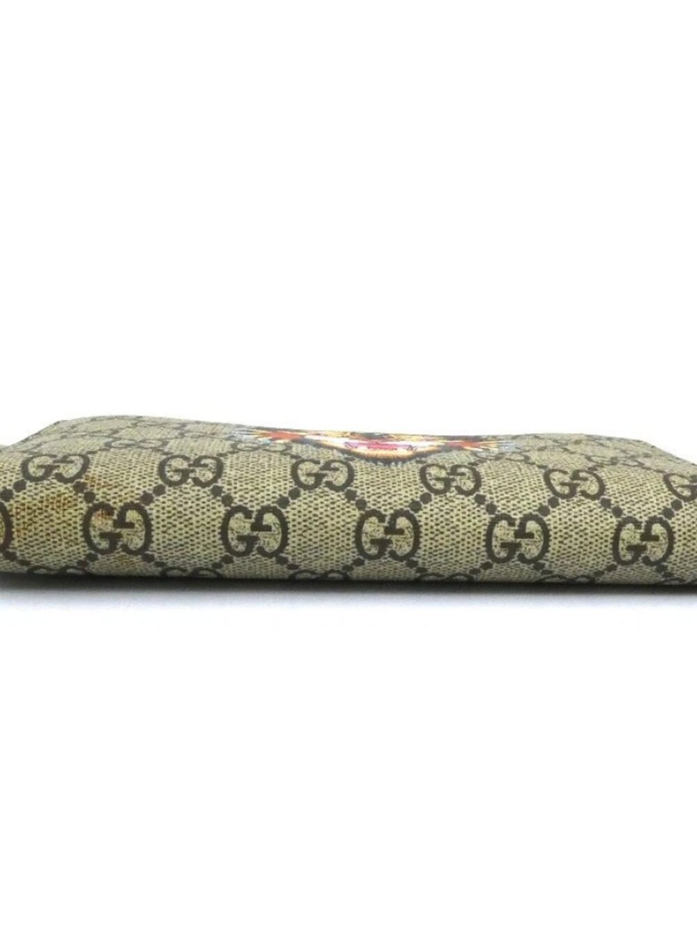 GUCCI GG Supreme Zip Around Long Wallet Brown/Multicolor PVC - Picture 5 of 12